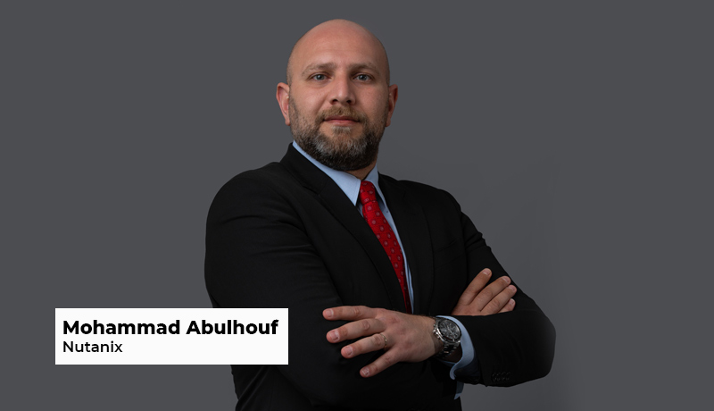 Mohammad Abulhouf - Senior Sales Director - Nutanix - cloud services - Saudi Arabia - Cloud-First Policy - techxmedia