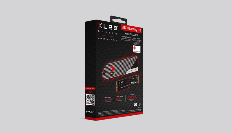 PNY XLR8 SSD Cover - PS5 - PNY XLR8 SSD Gaming Kit - PNY XLR8 CS3140 1TB - Techxmedia
