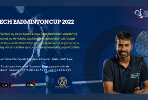 TECHx Media - TECHx - Gulf Badminton Academy - GBA - shuttle badminton tournament - badminton event - tech industry