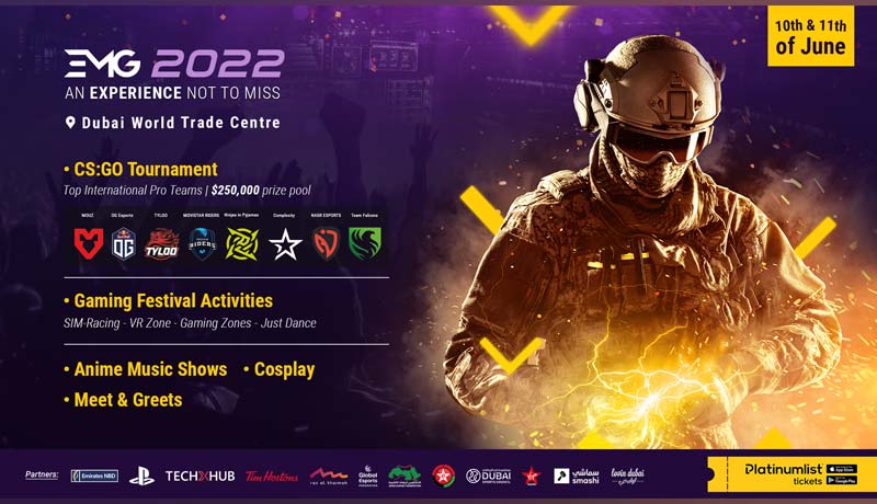 EMG 2022 - Gaming - Entertainment - DWTC - Techxmedia