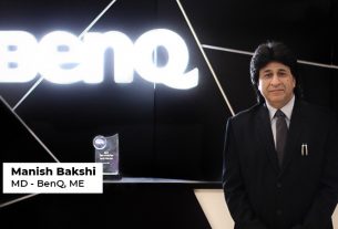 Manish Bakshi- Managing Director - BenQ - Middle East - short-throw projector - office presentation solution - Techxmedia