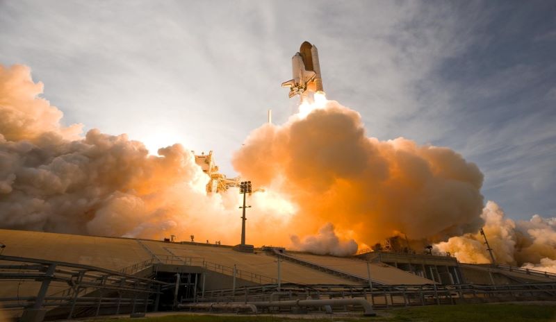 Space Shuttle launching