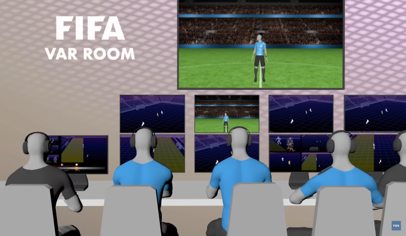 Capture of FIFA semi offside technology