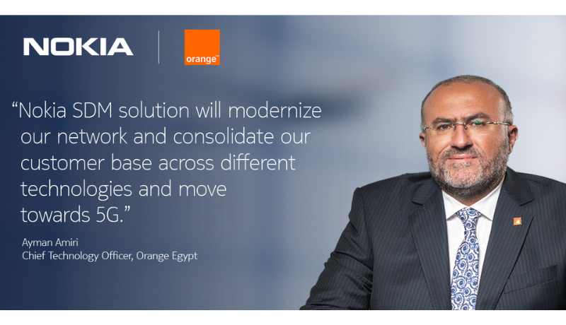 Nokia selected by Orange Egypt to modernize network