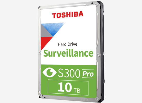 Toshiba S300 Pro Surveillance Hard Drive – Designed for 24/7 surveillance