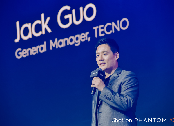 General Manager of TECNO, Jack Guo, delivers an opening speech-Featured
