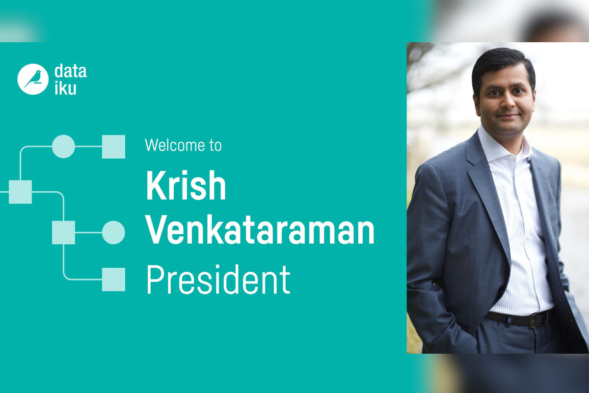 Dataiku Names Krish Venkataraman President, Achieves $230M ARR
