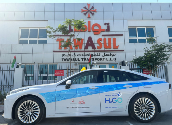 Abu Dhabi's First Hydrogen Taxi