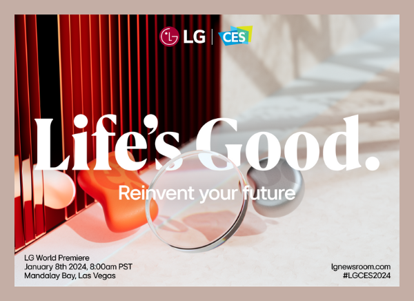 LG TO PRESENT INNOVATIVE SOLUTIONS AT CES 2024