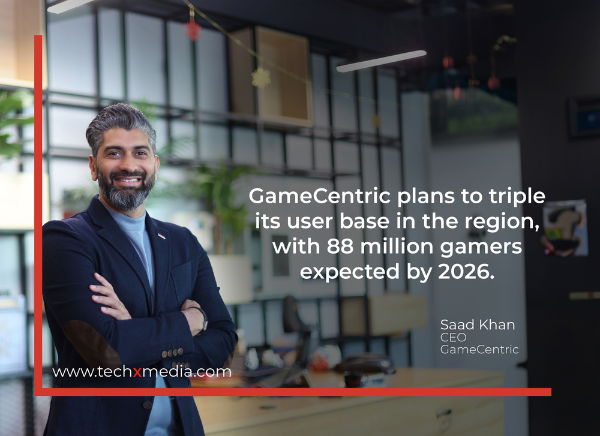 Saad Khan, the CEO of GameCentric