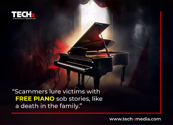 Piano-themed scams and Advance Fee Fraud